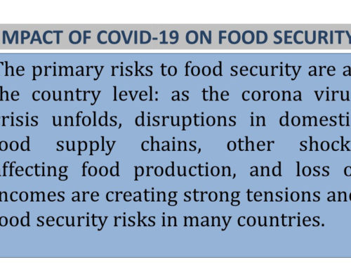 Impact of COVID-19 on Food Insecurity Perspectives